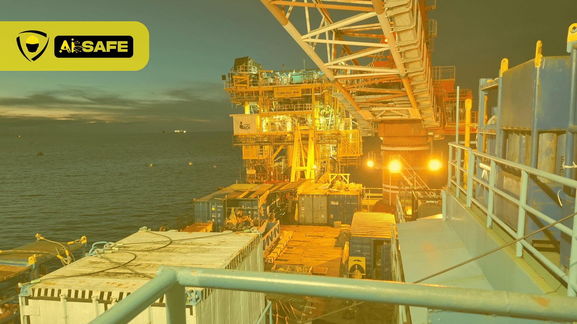 Plataforma Offshore — Grúa Pedestal